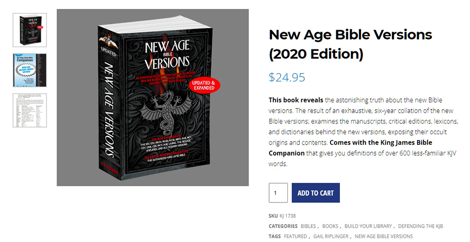new-age-bible-versions-gail-riplinger-king-james-only-nteb-niv-esv-nteb-christian-bookstore-saint-augustine-florida