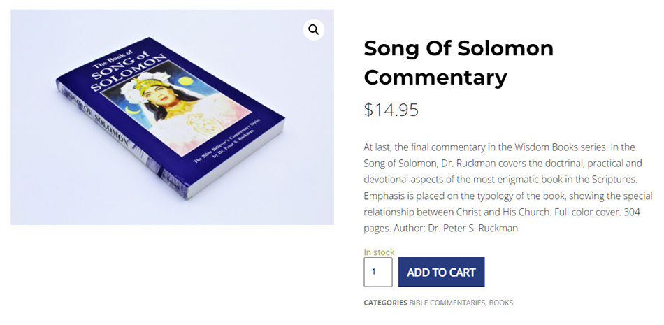 song-of-solomon-king-james-bible-commentary-ruckman-nteb-christian-bookstore-palatka-florida